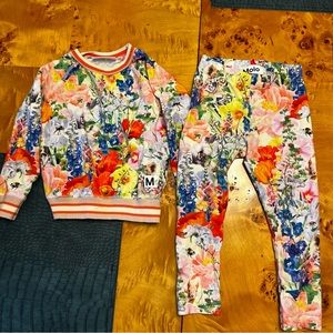 MOLO Raewyn Top & Leggings | Hide & Seek | Toddler Size 2 (Euro 92) | EUC